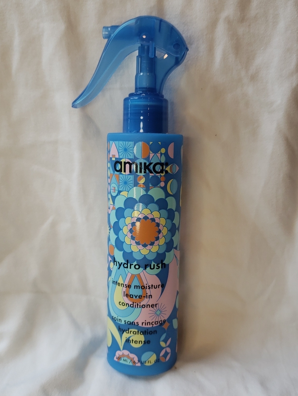 amika Hydro Rush Intense Moisture Leave-In Hair Conditioner Hyaluronic Acid